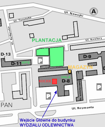 Plan - miejce spotkania